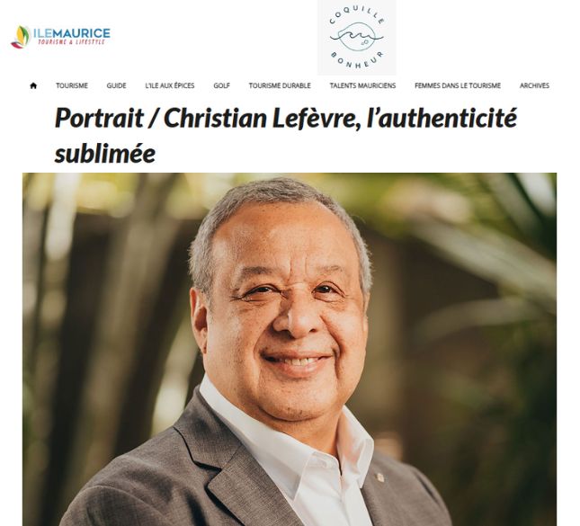 Portrait/Christian Lefèvre, sublimated authenticity